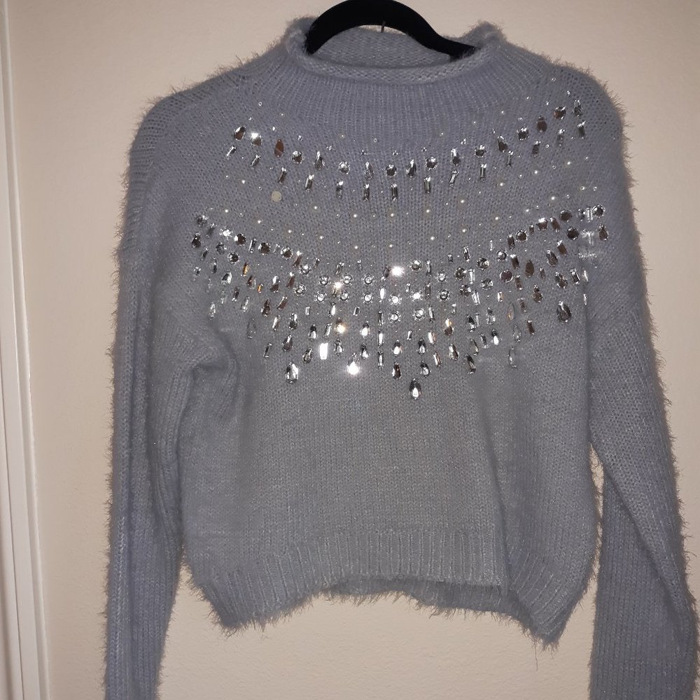 Woman's Gray Sweater Size M TALLY WALLY
